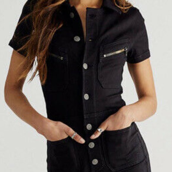 Free People Hearts Beat Coverall Size - Large NWT - Picture 4 of 7